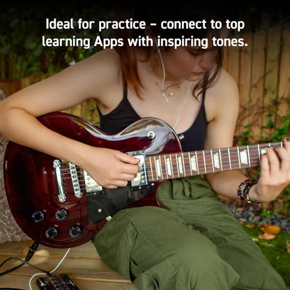 IK Multimedia iRig USB Guitar Audio Interface with 24-bit 48kHz Recording, USB‑C, Headphone & Amp Out, Portable Practice Rig