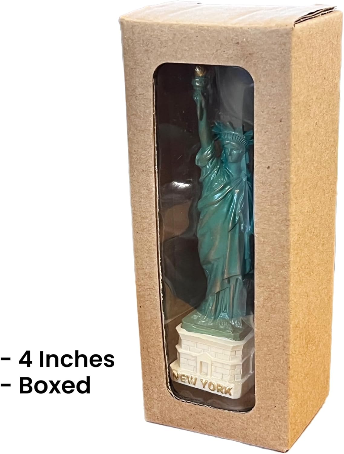 ZIZO USA 4-Inch Copper Statue of Liberty Replica – NYC Souvenir