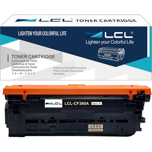 LCL Remanufactured 508A Black Toner Cartridge 6000 Pages HP LaserJet