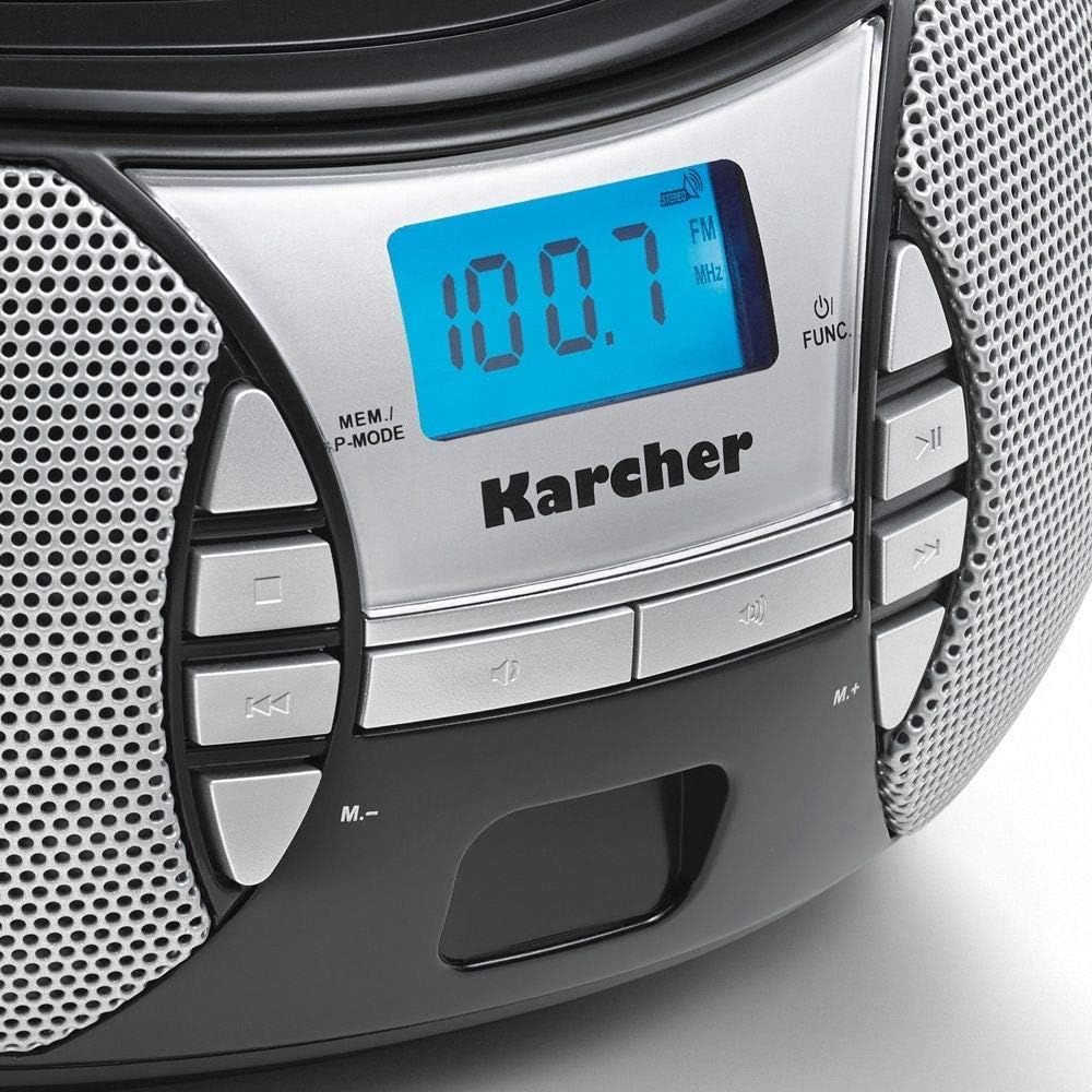 Karcher RR 5025-B Portable CD Player FM Radio