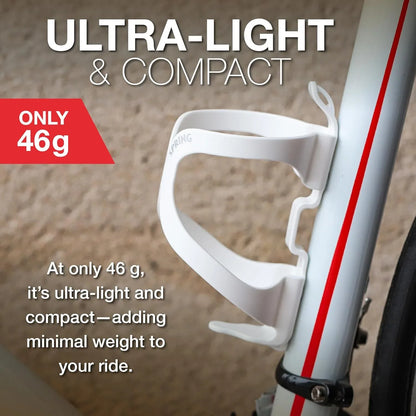 Zefal Spring Lightweight Flexible Bicycle Bottle Cage Black - Gomix Brands Outlet