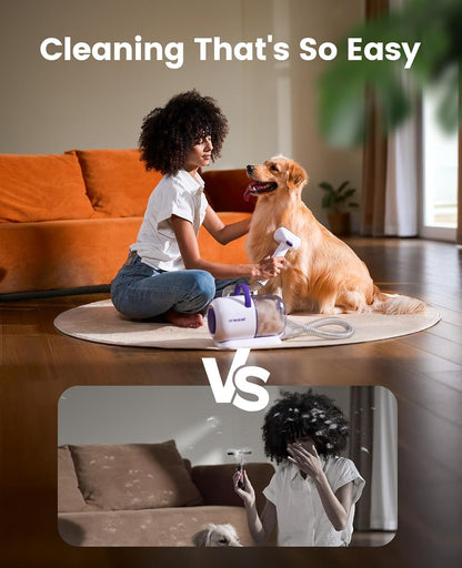 oneisall LM5 Low Noise Pet Grooming Vacuum with 1.5L Dust Cup
