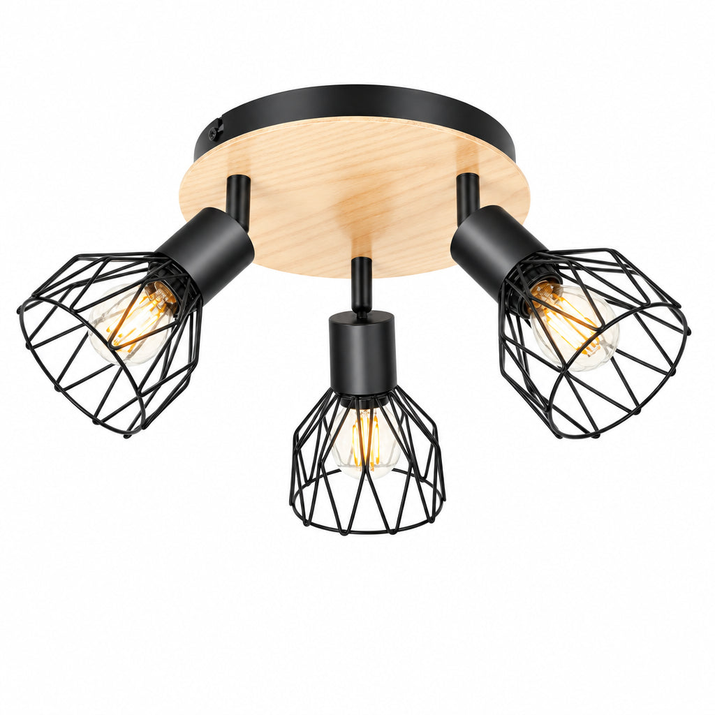 kimjo E14 LED Ceiling Light with Spotlights D0518