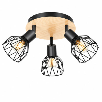 kimjo E14 LED Ceiling Light with Spotlights D0518