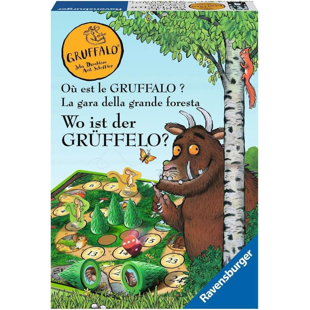 Ravensburger Where Is the Gruffalo Board Game – Fun Family Adventure for Kids