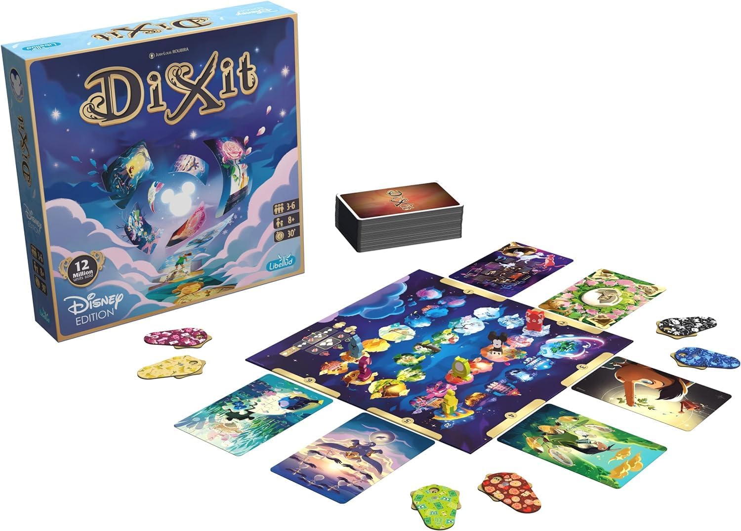 Disney Dixit Board Game – 84 Magical Cards for Family Fun