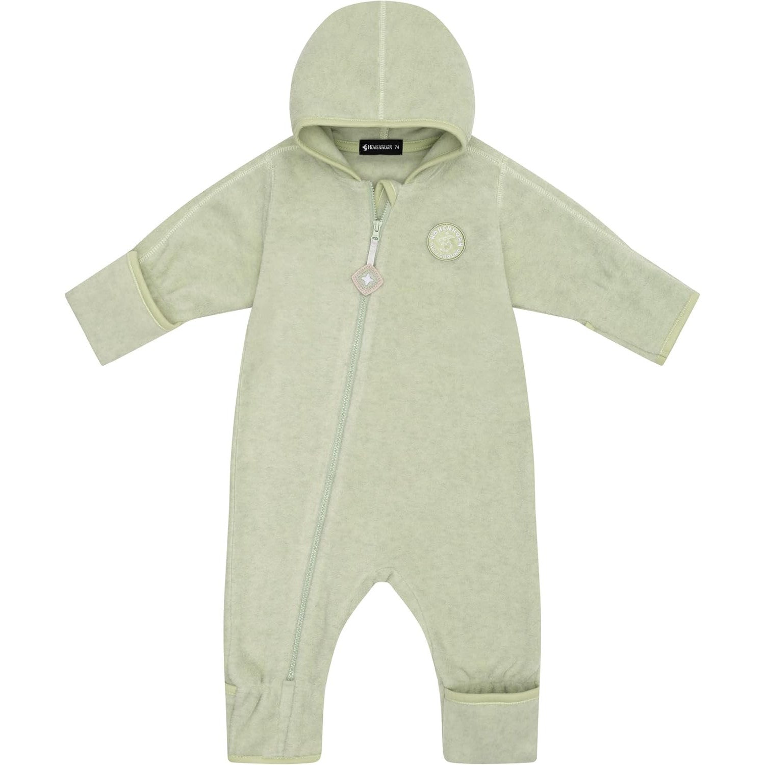 Hoehenhorn Ibex Baby Fleece Overall Winter Herbst Strampler Kleinkind mit Kapuze