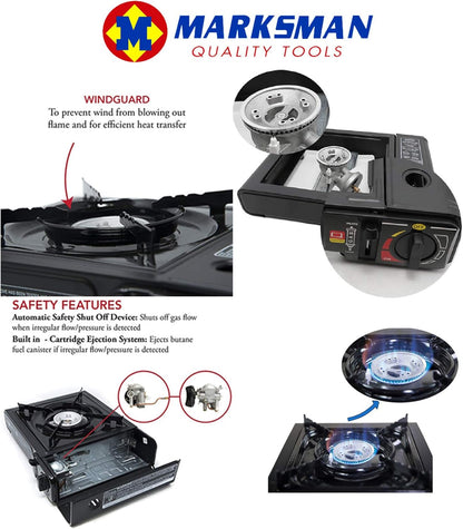 NTI MARKSMAN Portable Gas Cooker Butane Single Burner
