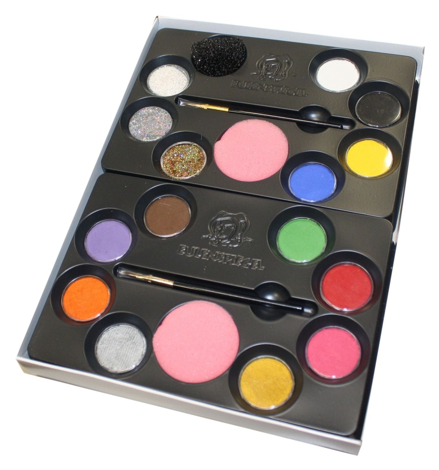 Vibrant 12‑Colour Pro Makeup Palette for Kids Carnival