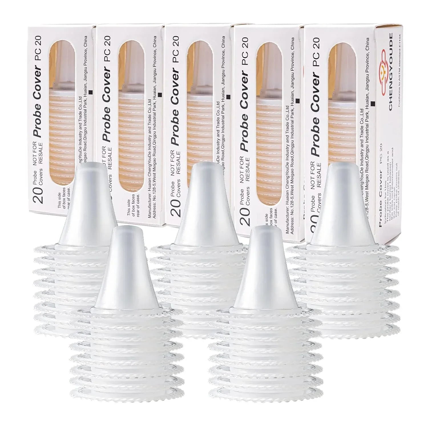 CHENGYOUDE Disposable Ear Thermometer Probe Covers for Braun pack of 20 - Gomix Brands Outlet