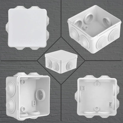 Joyzzz 4-Pack ABS Junction Box IP65 Waterproof Outdoor Enclosure - Gomix Brands Outlet