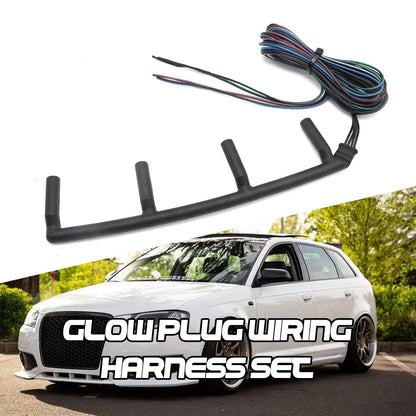 Ollanoos Glow Plug Wiring Harness 038971782C Compatible with Audi A3 2001-2003 VW Golf Jetta Sharan Transporter