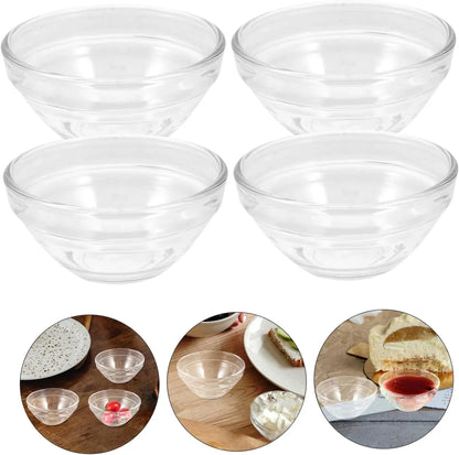 6pcs Stackable Passover Glass Bowls for Dessert and Food Prep - Gomix Brands Outlet