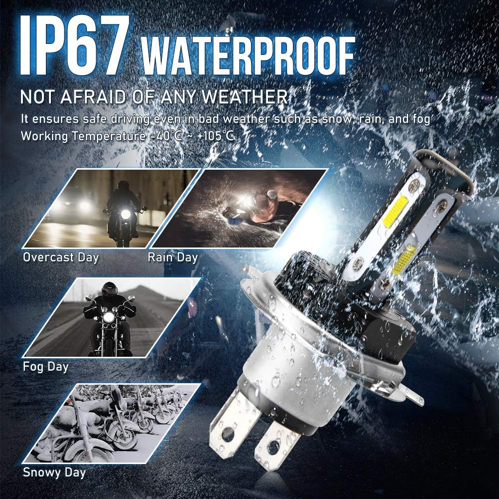 OPL5 MT-V5-H4 Motorcycle LED Headlight Bulb 35W