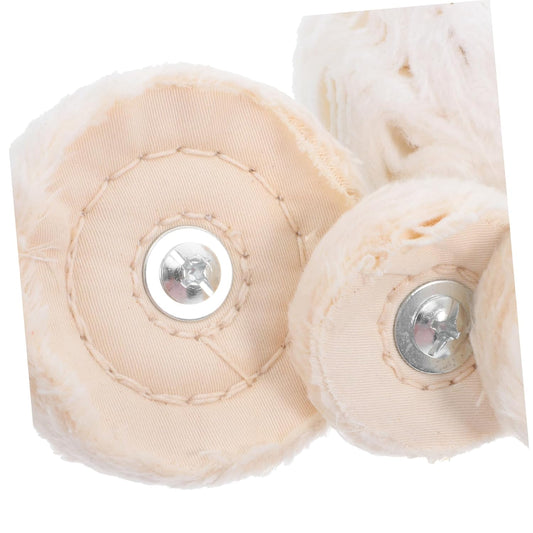 Pack of 6 Cloth Wheel Polishing Accessories Polishing Disc 50mm - 75mm