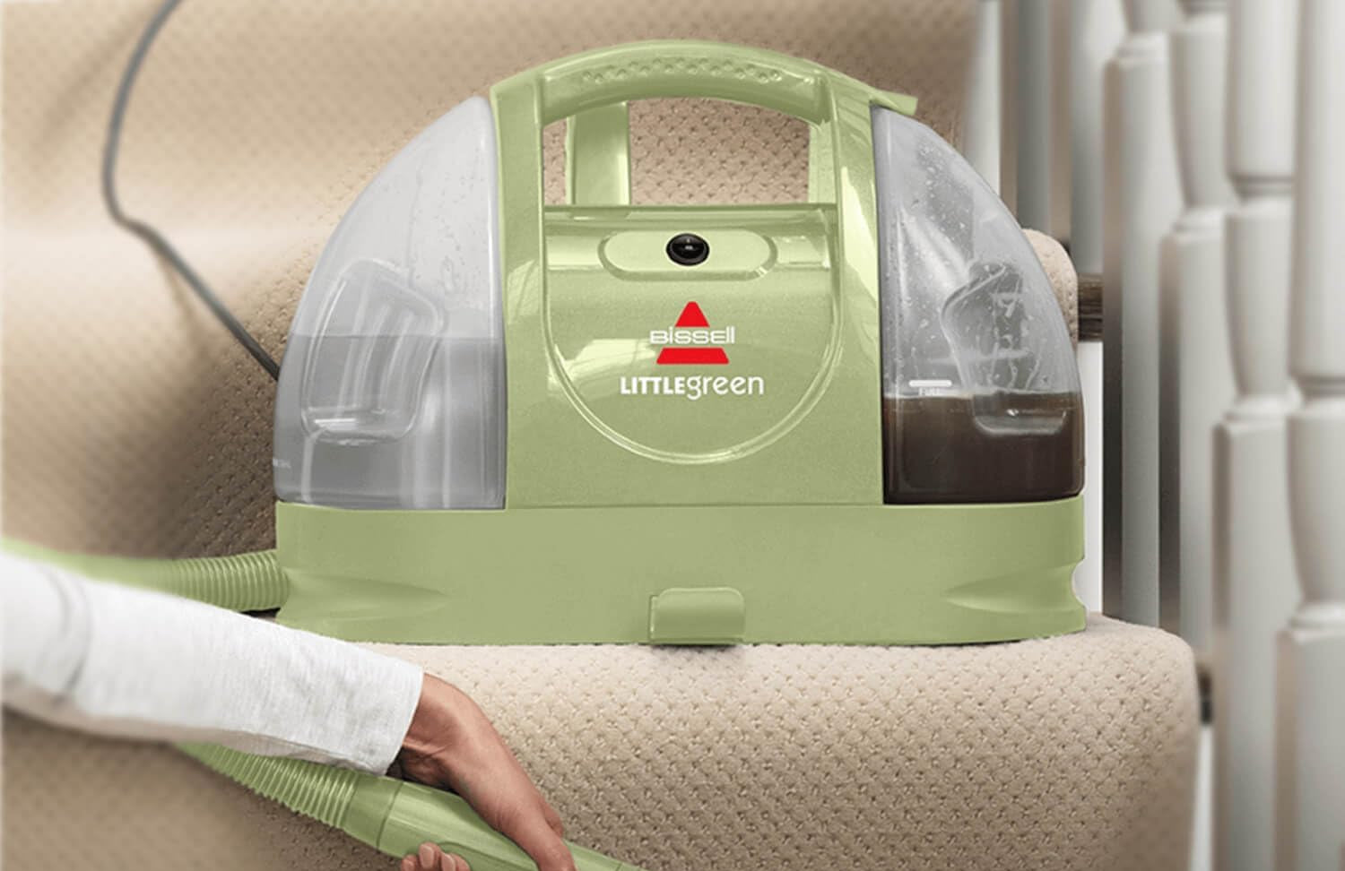 BISSELL Little Green Upholstery Cleaner with 340W Motor and Two‑Tank System