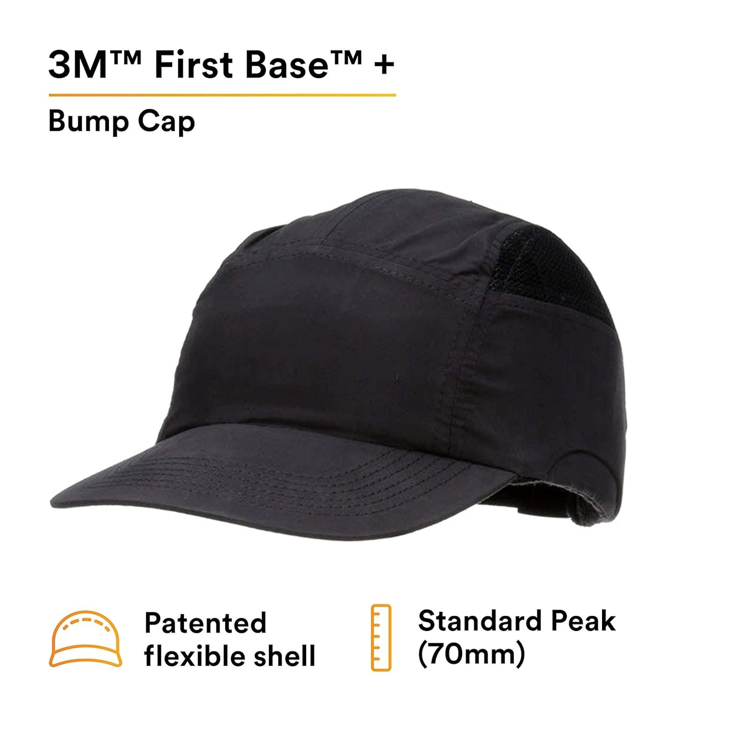 3M First Base Bump Cap Navy Blue EN812 Safety Helmet