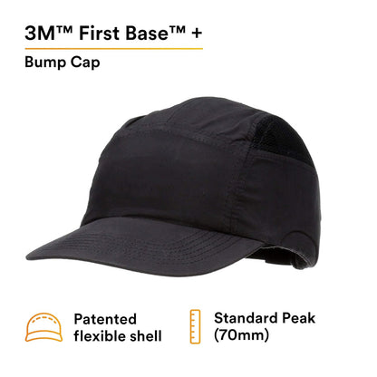 3M First Base Bump Cap Navy Blue EN812 Safety Helmet