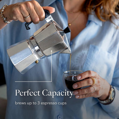 Florina Grande 595906 Espresso Moka Pot 135ml
