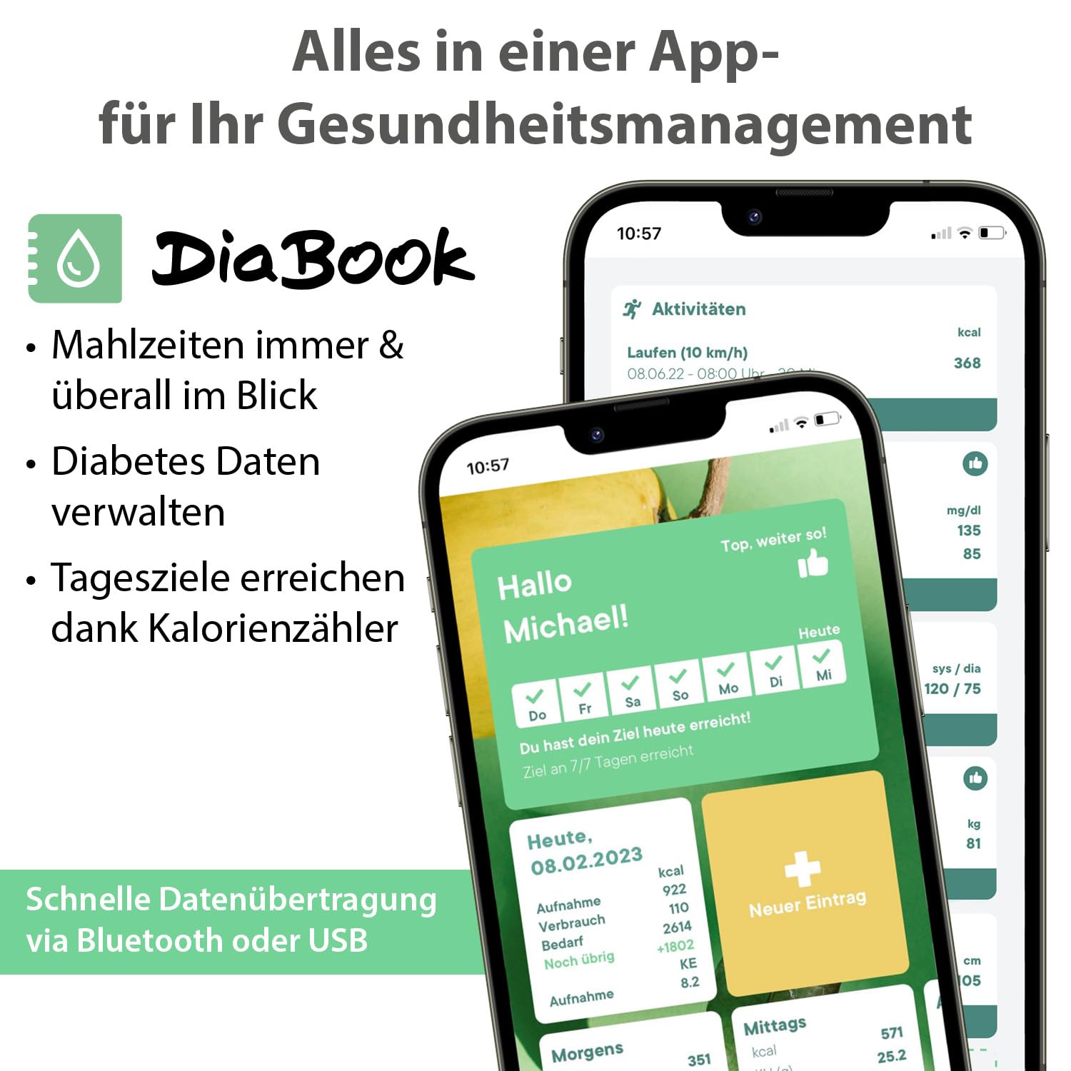 GlucoCheck Gold Blood Glucose Meter Set with 60 Strips