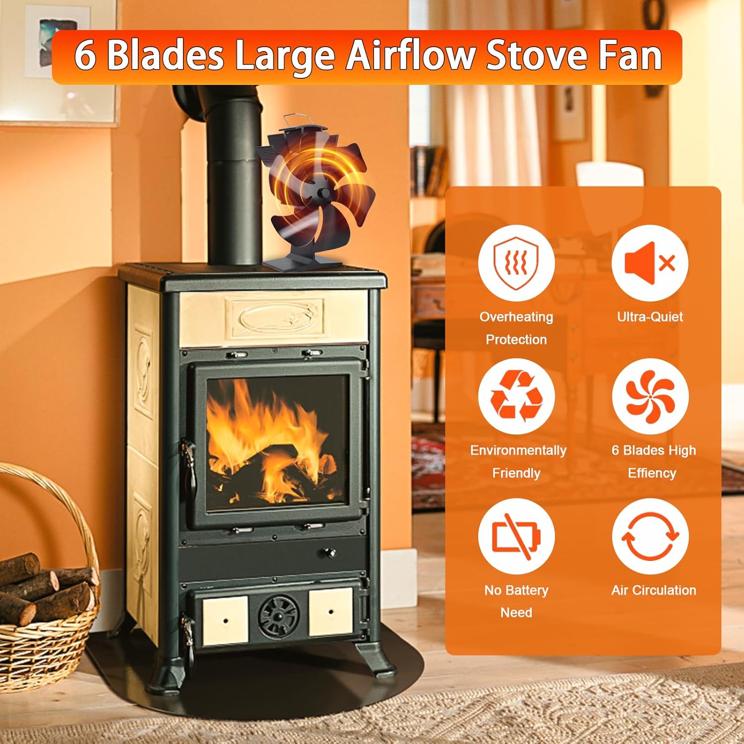 Heat Powered Stove Fan