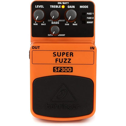 Behringer Super Fuzz SF300 Vintage Distortion Pedal Peach
