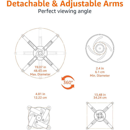 Amazon Basics Tilting Projector Mount – Heavy‑Duty 15 kg Capacity