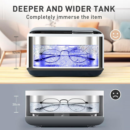Hogance SE-960-EU 48000Hz Ultrasonic Cleaner Machine 600ml