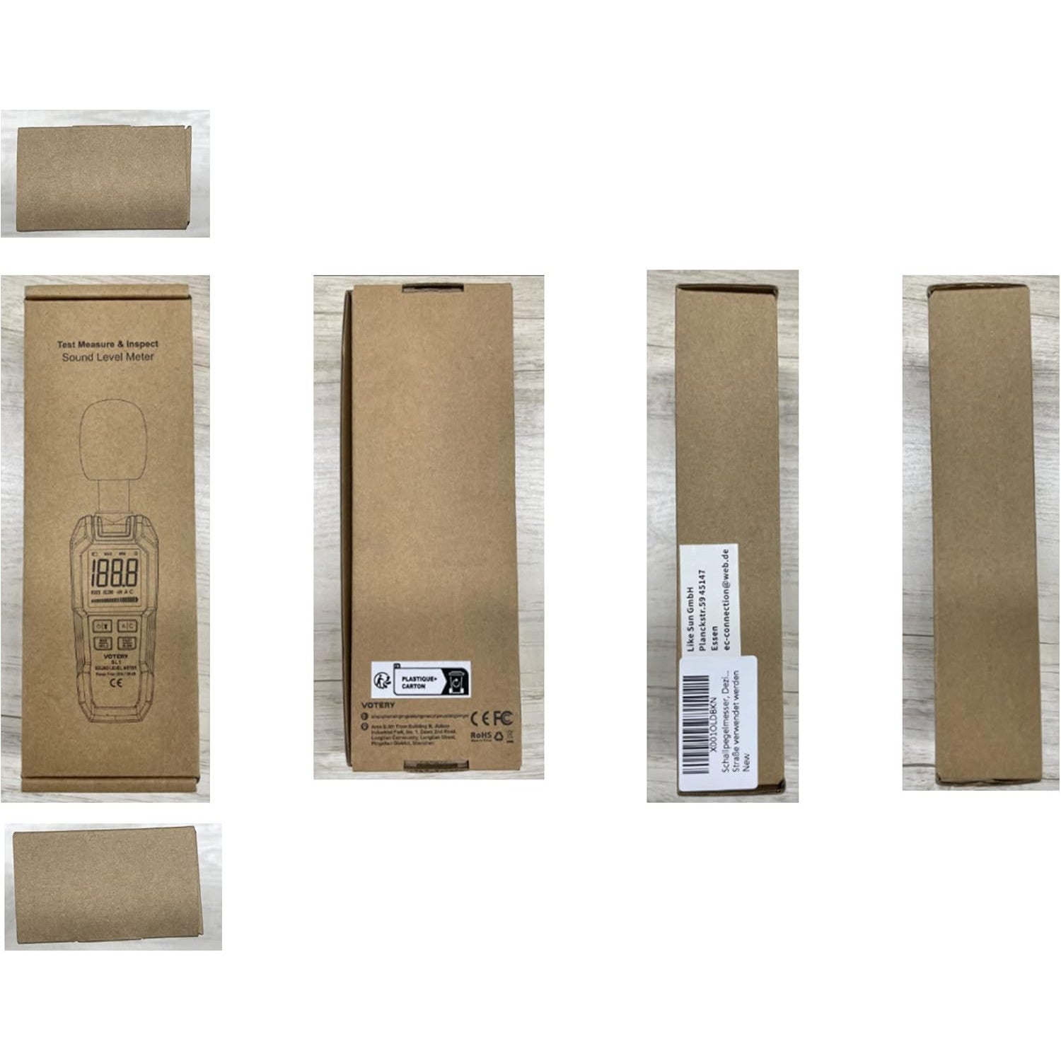 Votery Portable Digital Decibel Meter 30-130 dB A/C Weighted