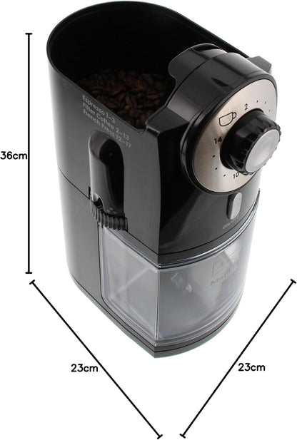 Melitta Molino Electric Coffee Grinder 100W Black