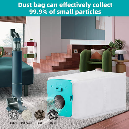 12-Pack VCA-ADB953 Dust Bags for Samsung Bespoke Jet Vacuum