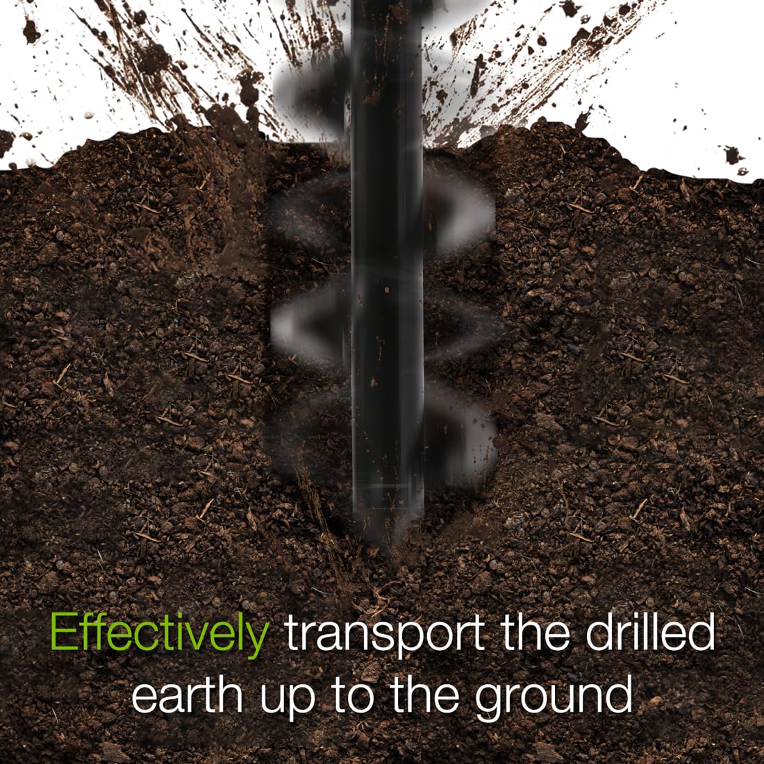 Garden Auger Drill Bit Set 2-Piece