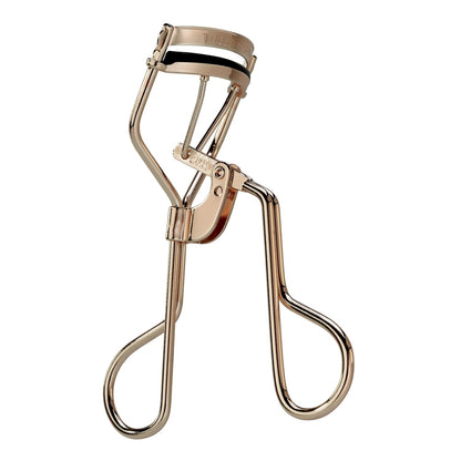 Tweezerman 38° Almond Eyelash Curler Champagne Stainless Steel 3 Pads