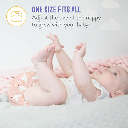 Bambino Mio Miosolo Classic Reusable Nappies Set Cute Fruit Design