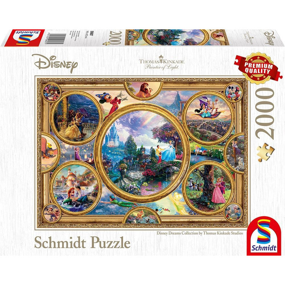 Schmidt Thomas Kinkade Disney Dreams Collection 2000-Piece Jigsaw Puzzle