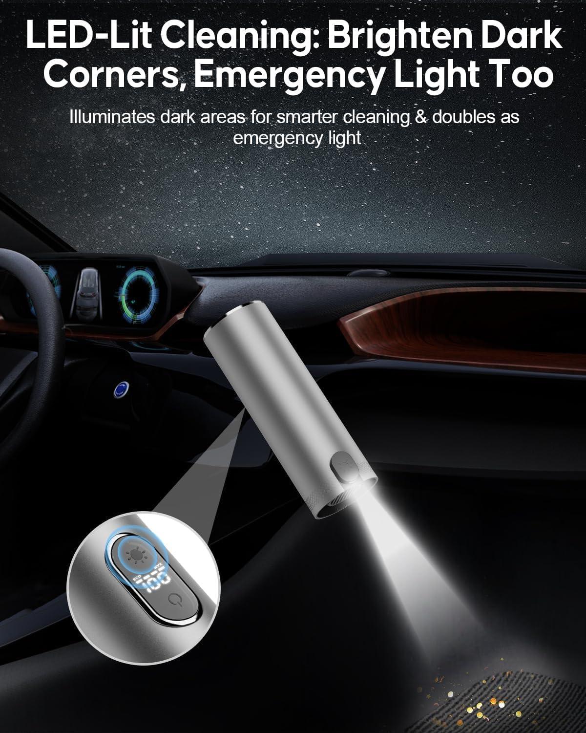 abask 21000PA Cordless 4-in-1 Handheld Mini Vacuum for Car - Gomix Brands Outlet