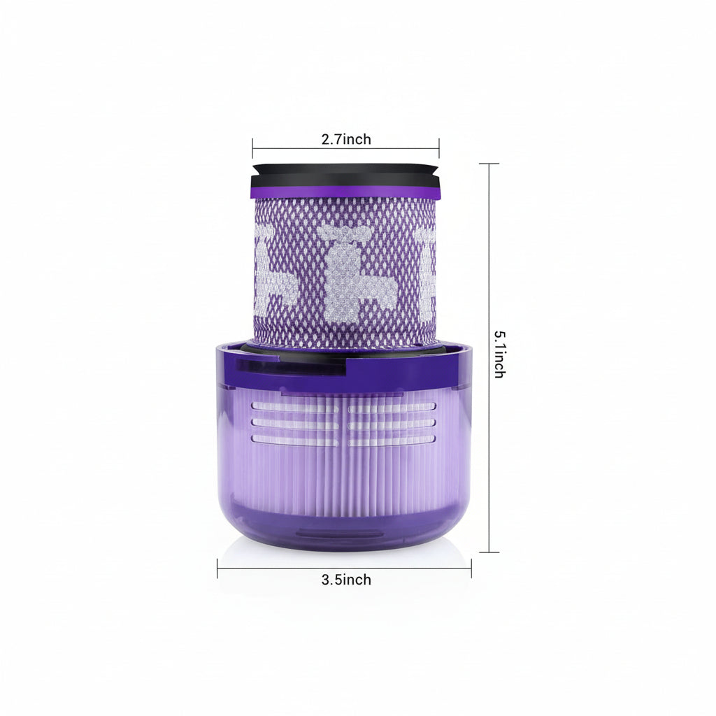 VCLENA Washable HEPA Vacuum Filter Pack for Dyson V11 V15