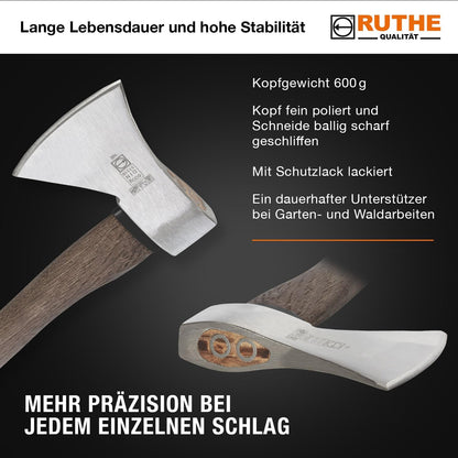 Ruthe Axe Beil VPA GS – Durable Hand Hammer for Gardening