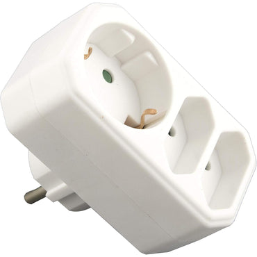 ShopVG White Vertical Power Adapter with Child Lock