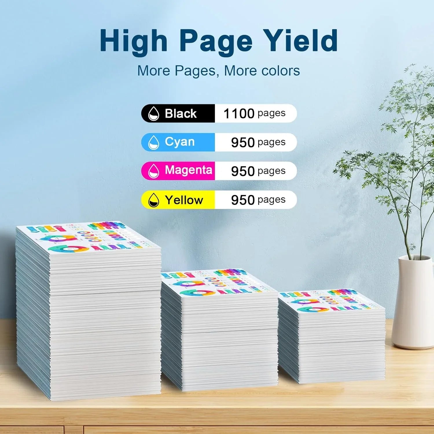 Jagute 34XL Ink Cartridges for Epson WorkForce Pro Printers - Gomix Brands Outlet