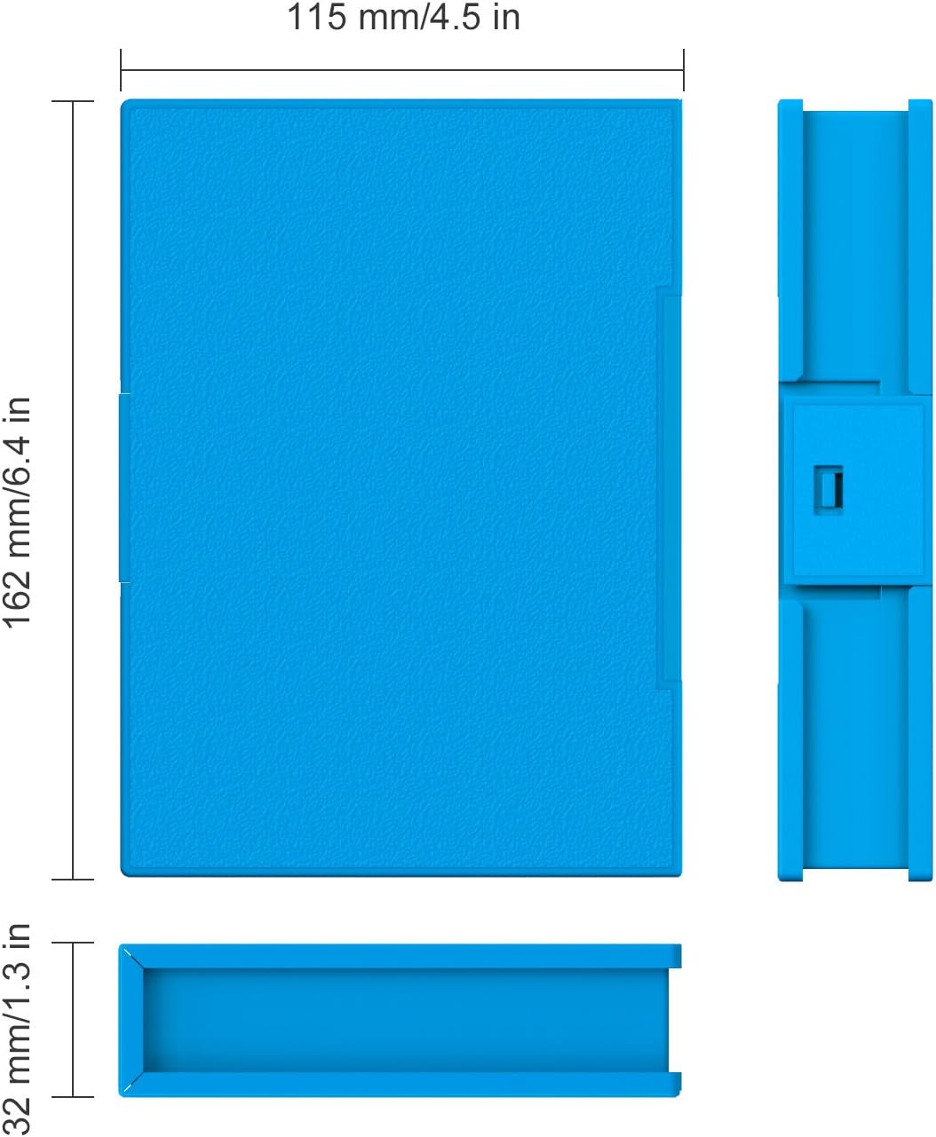 Inateck 3.5" HDD Protective Case – Shockproof Dustproof Anti-Static 6-Pack Colors