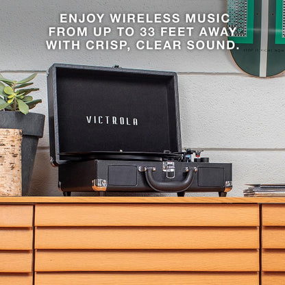Victrola Journey Bluetooth Portable Turntable with Built-in Speakers