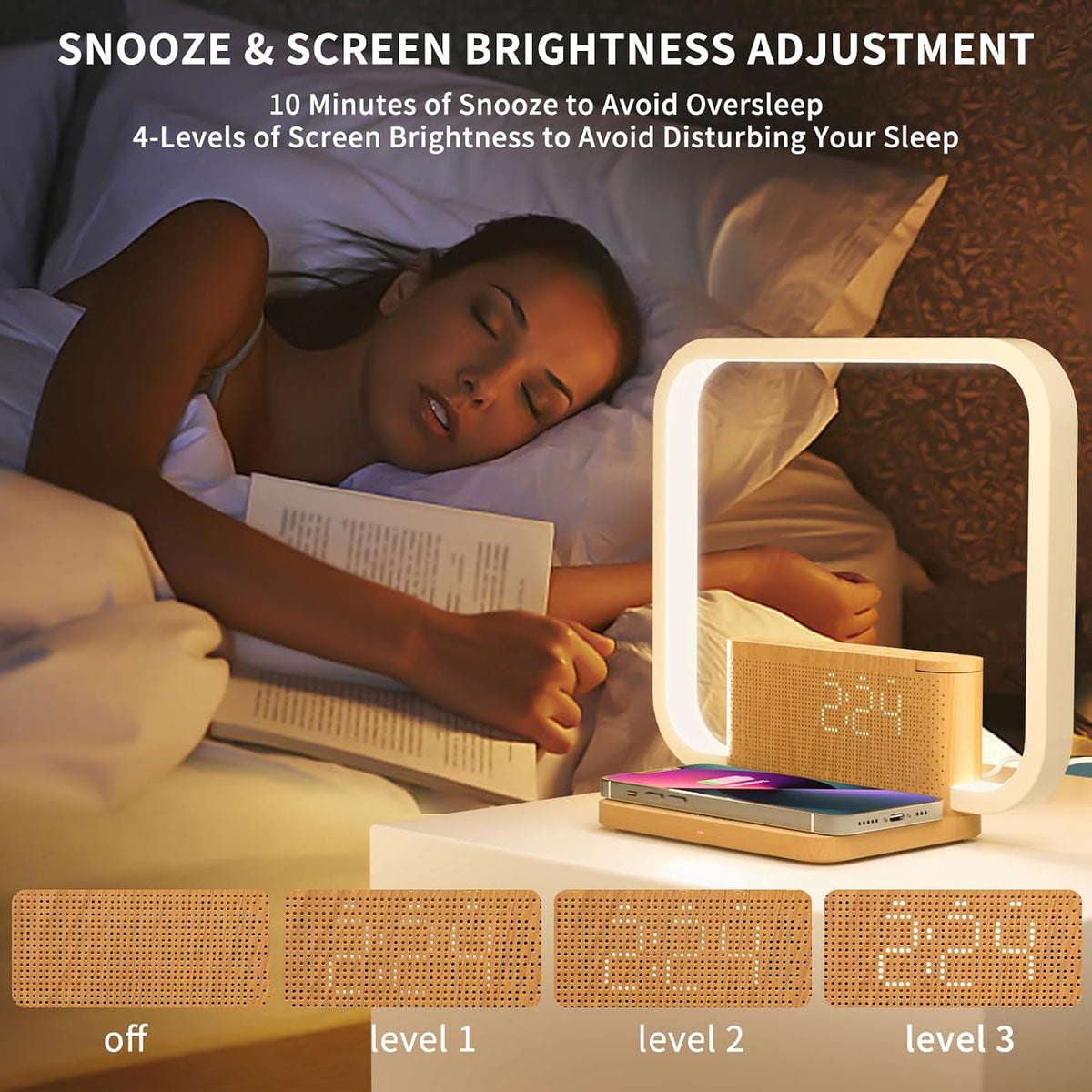 blonbar Blonbar-AJ310 Wake-Up Light Bedside Lamp 10W