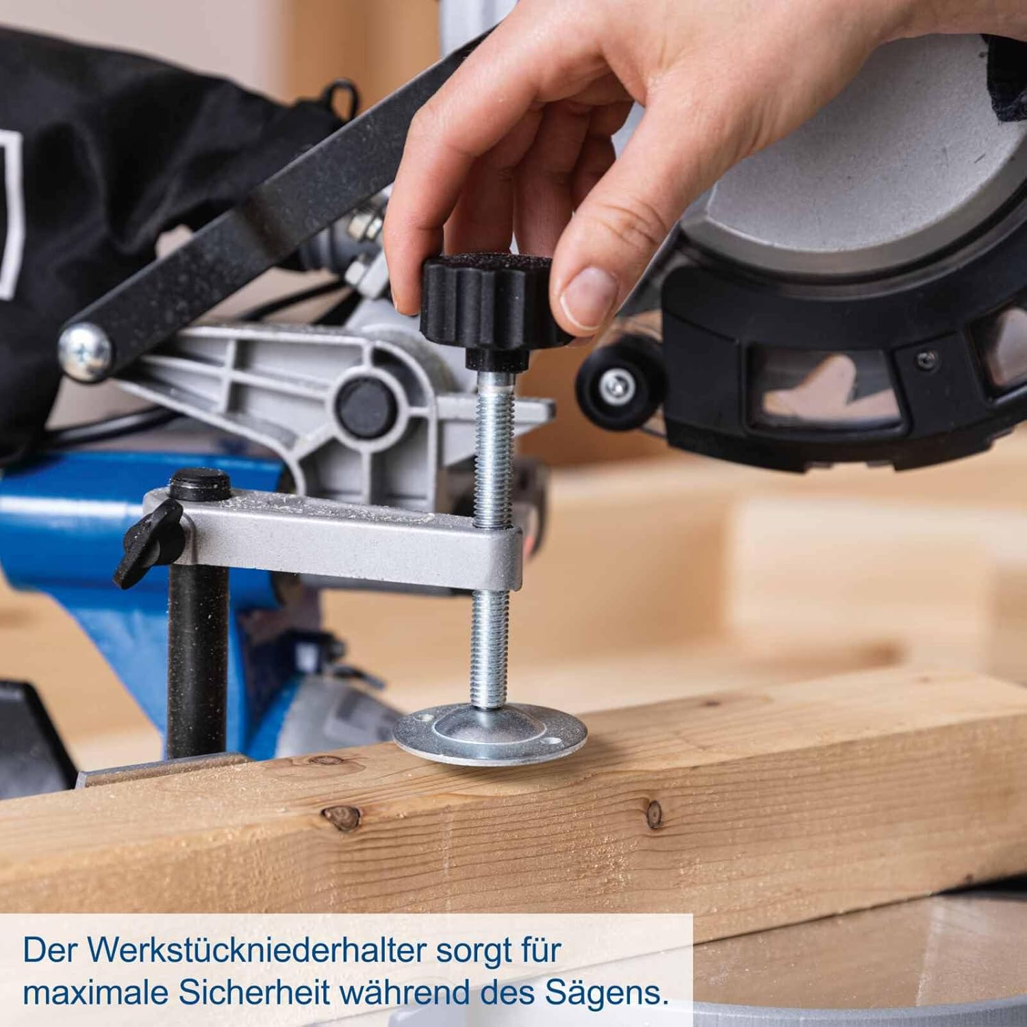 Scheppach HM216 2000W Mitre Saw with Laser, 216mm Blade