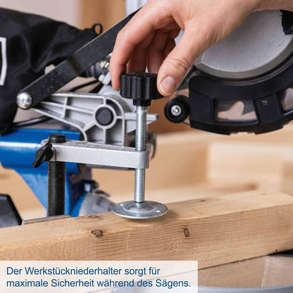 Scheppach HM216 2000W Mitre Saw with Laser, 216mm Blade