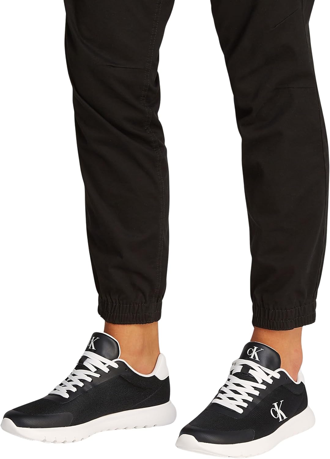 Calvin Klein Men's EVA Mesh Logo Runner Trainers – Lightweight Comfort