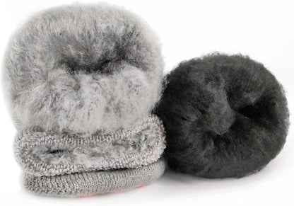 Cozy Non‑Slip Thermal Wool Socks – 3‑Pair Pack for Men & Women