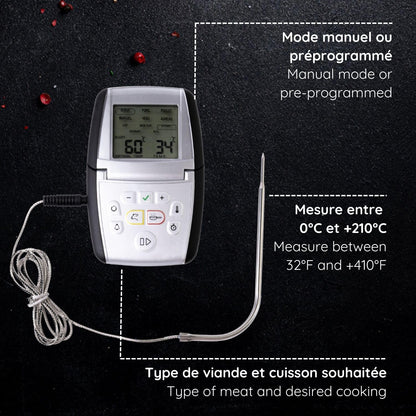 MASTRAD Thermo-Sonde M classic+ Precise Oven & Induction Cooking Thermometer