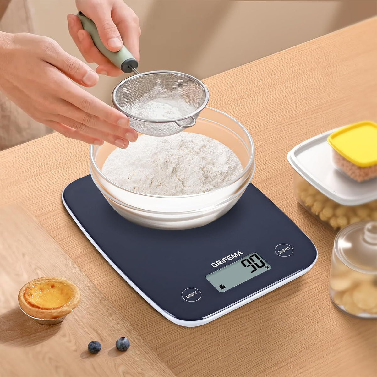 GRIFEMA GA2004 Digital Kitchen Scale 1g-5kg Blue