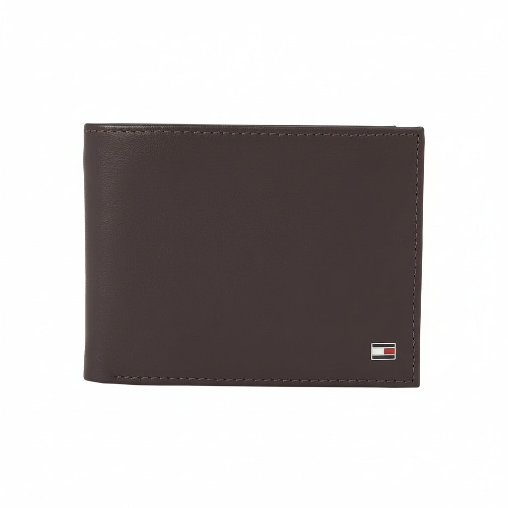 Tommy Hilfiger Eton Flap Wallet Brown